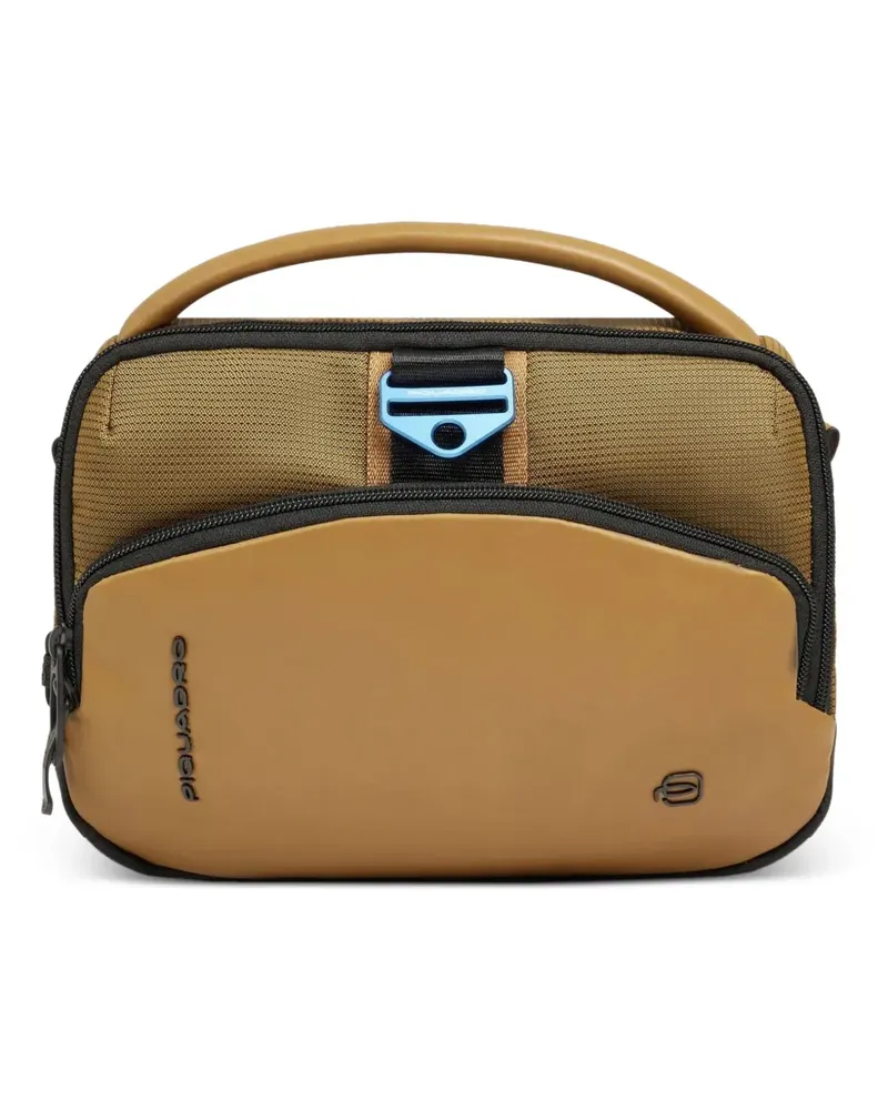 Piquadro Schultertasche mit Henkel - Gelb Gelb