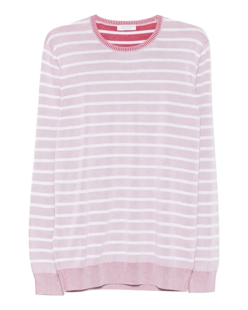 Gran Sasso horizontal-stripe sweater - Rosa Rosa
