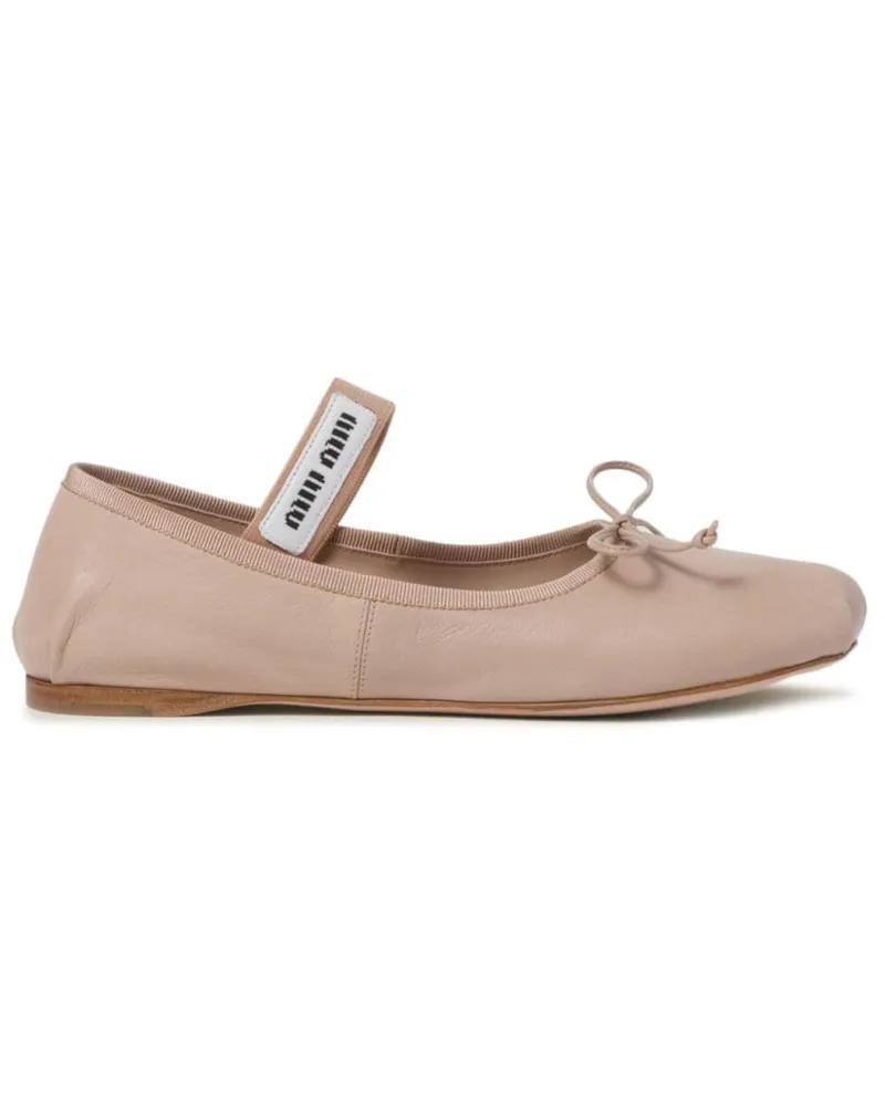 Miu Miu Sneakers mit runder Kappe - Rosa Rosa