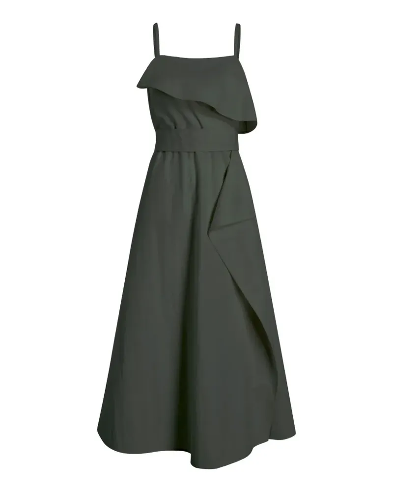 Proenza Schouler Reign Kleid aus gewaschener Baumwolle - Grün Grün