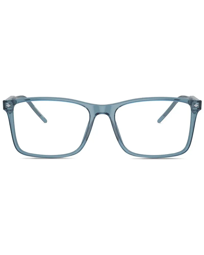 Giorgio Armani Brille mit eckigem Gestell - Blau Blau