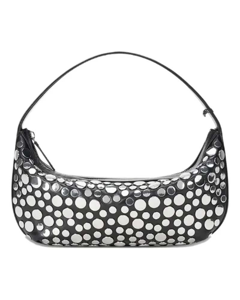 STAUD Demy studded shoulder bag - Schwarz Schwarz