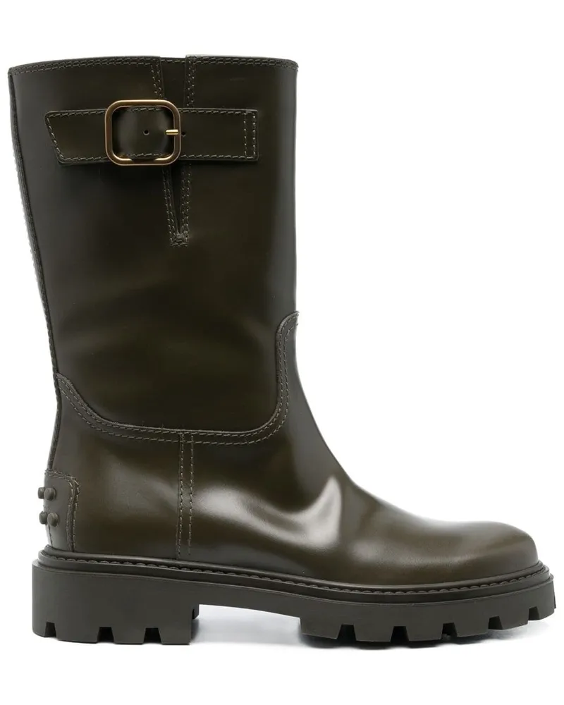 TOD'S Stiefel mit Schnalle - Grün Grün