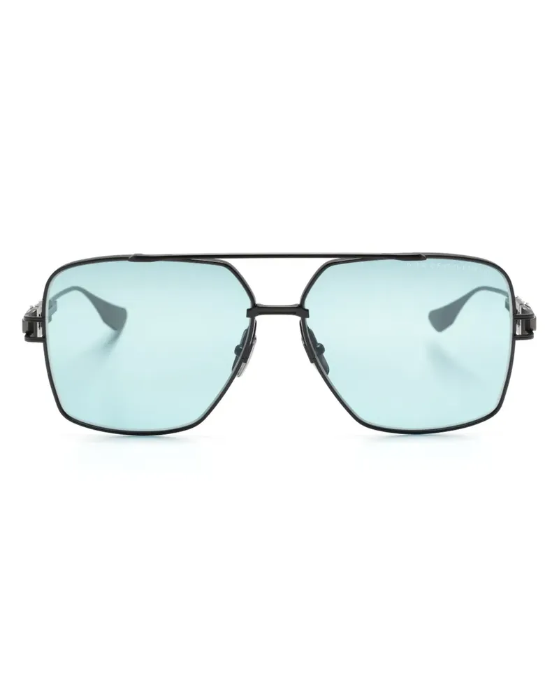 DITA Eckige Grand Emperik Sonnenbrille - Silber Silber