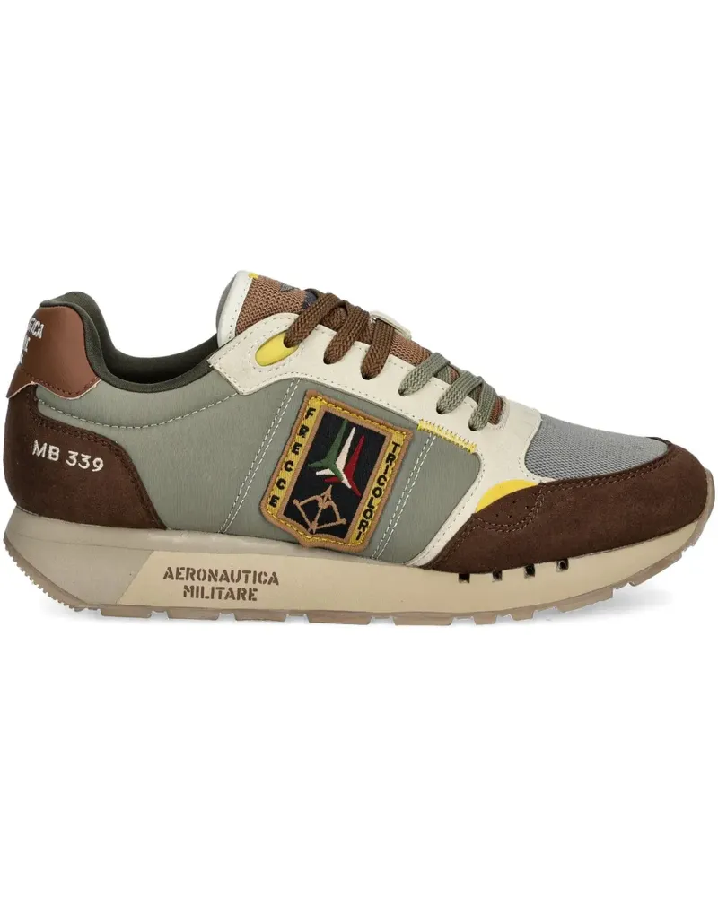Aeronautica Militare logo-patch sneakers - Grün Grün
