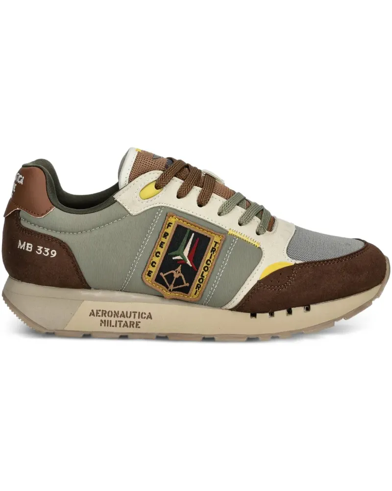 Aeronautica Militare logo-patch sneakers - Grün Grün