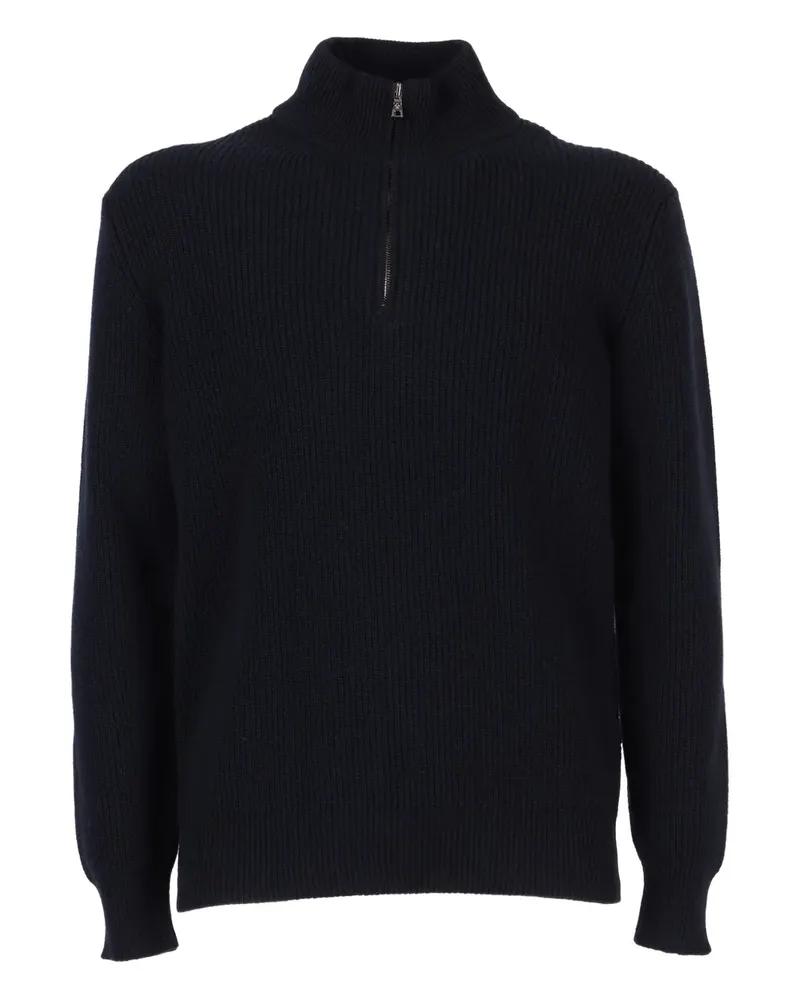 Ballantyne half-zipped sweater - Blau Blau