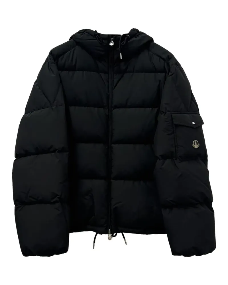 Moncler Himalaya Daunenjacke mit Kapuze - Schwarz Schwarz