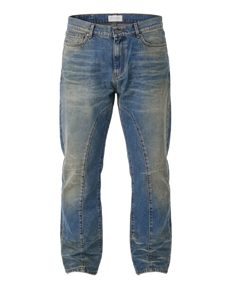 PAURA faded flared jeans - Blau Blau