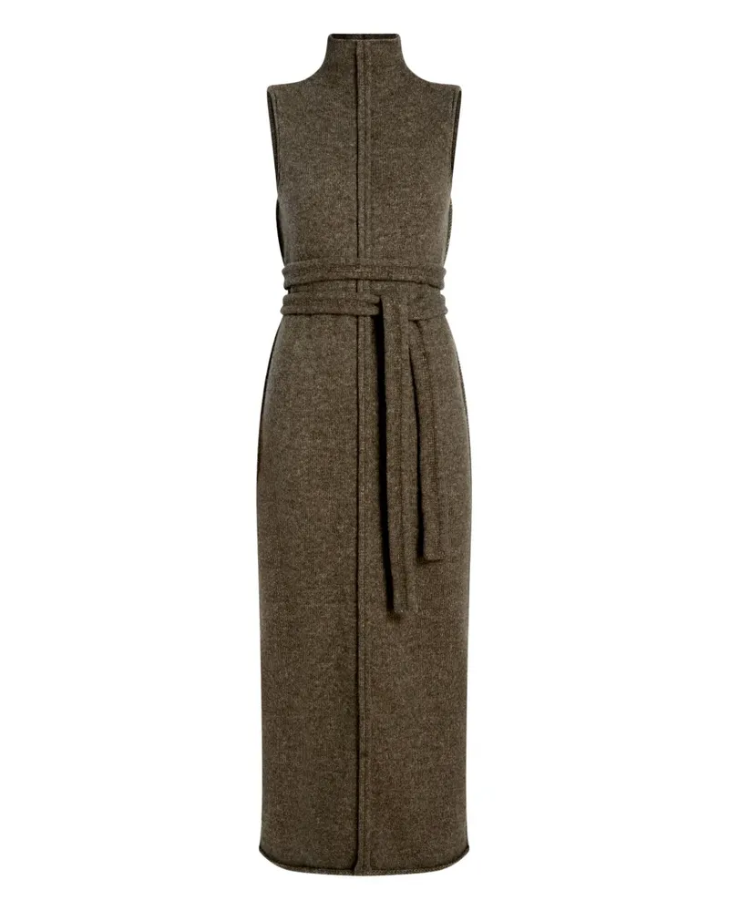 Proenza Schouler Gestricktes Zola Kleid mit Gürtel - Braun Braun