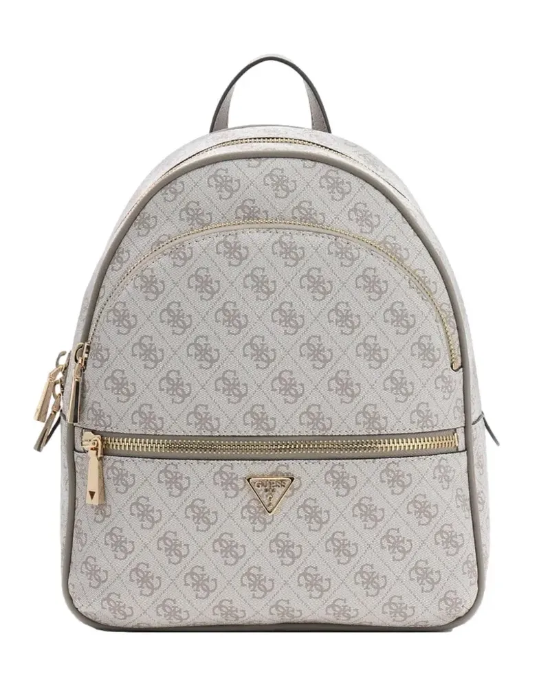 Guess pattern zip backpack - Grau Grau