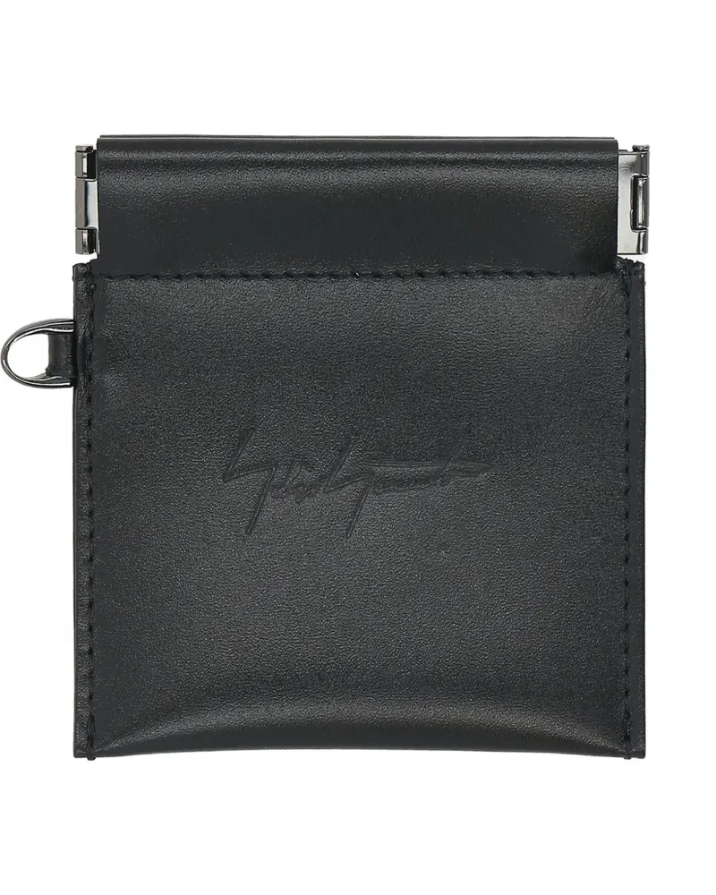 Yohji Yamamoto Klassisches Portemonnaie - Schwarz Schwarz