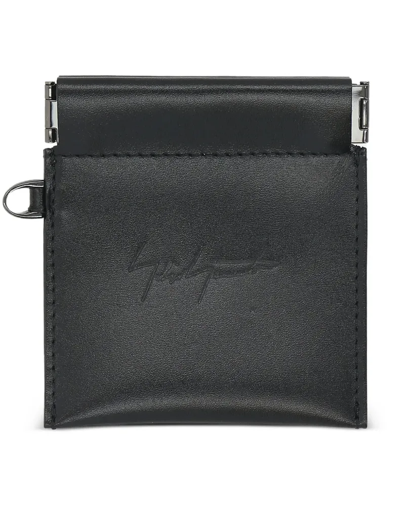Yohji Yamamoto Klassisches Portemonnaie - Schwarz Schwarz