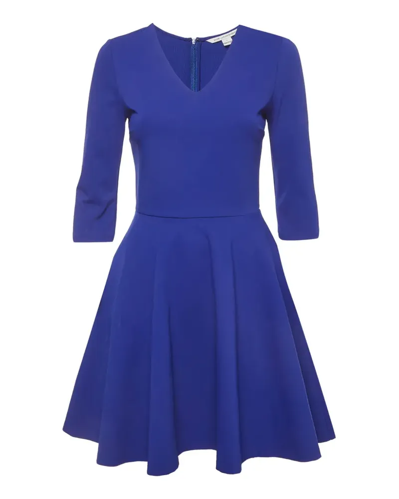 Diane von Furstenberg Ausgestelltes Jeannie Kleid - Blau Blau