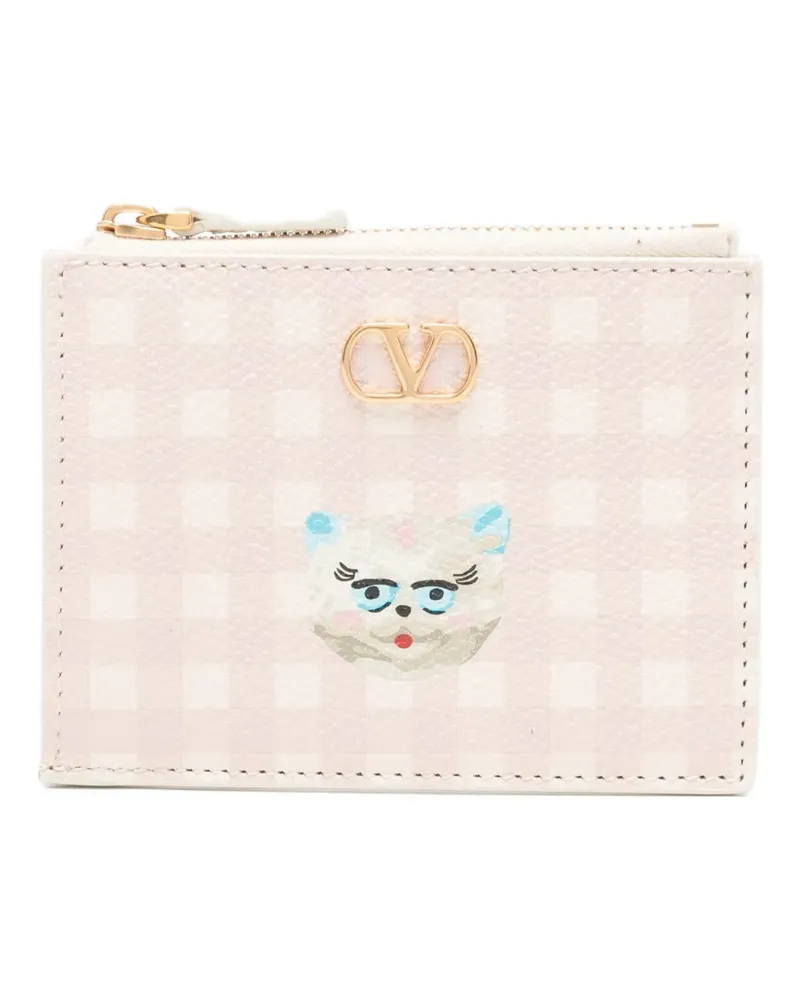 Valentino Garavani Le Chat De La Maison wallet - Rosa Rosa