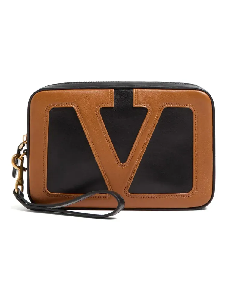 Valentino Garavani Viva Superstar Clutch - Schwarz Schwarz