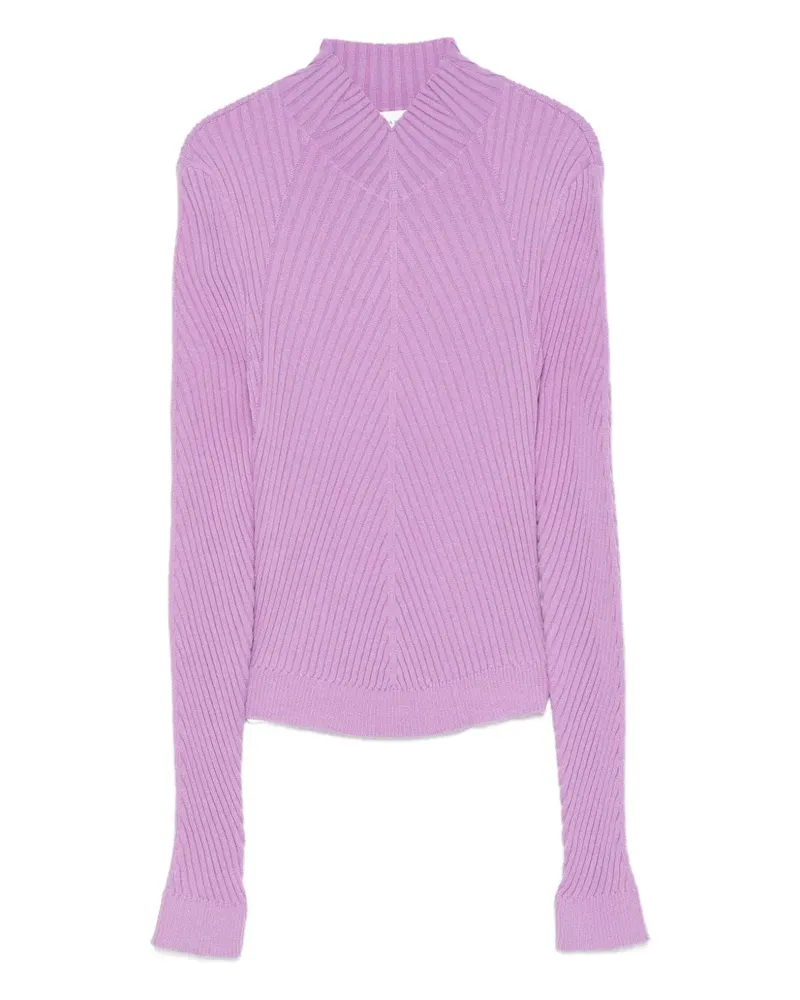 Victoria Beckham Klassischer Merinopullover - Rosa Rosa