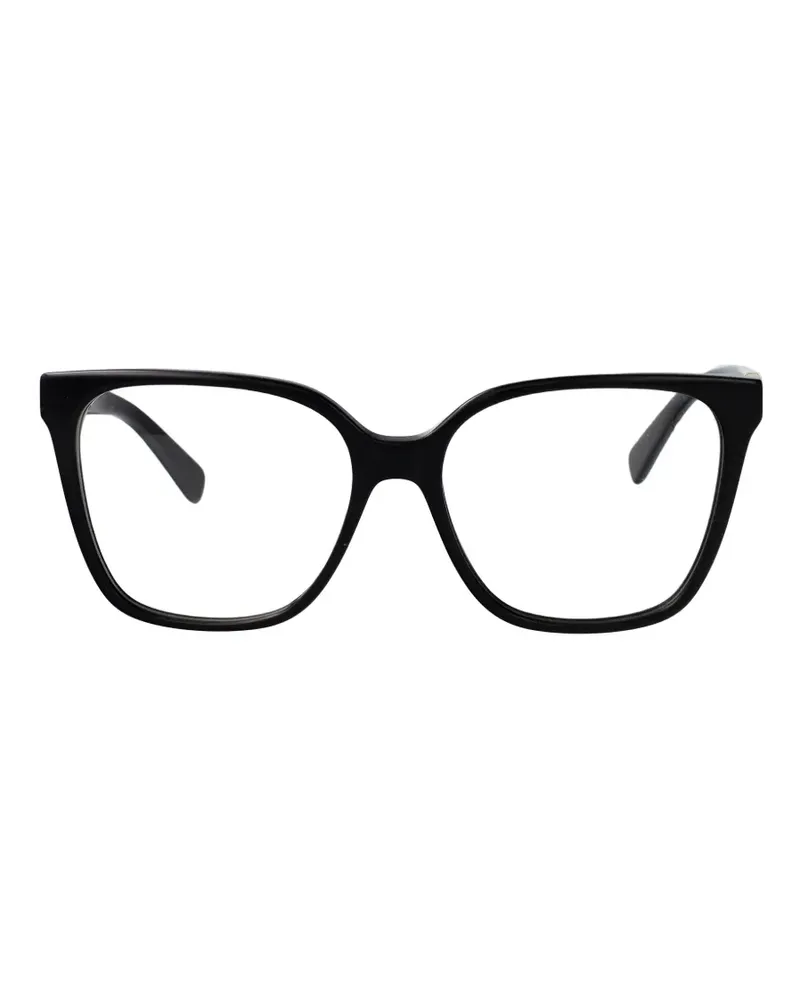 Longchamp logo-plaque square-frame glasses - Schwarz Schwarz