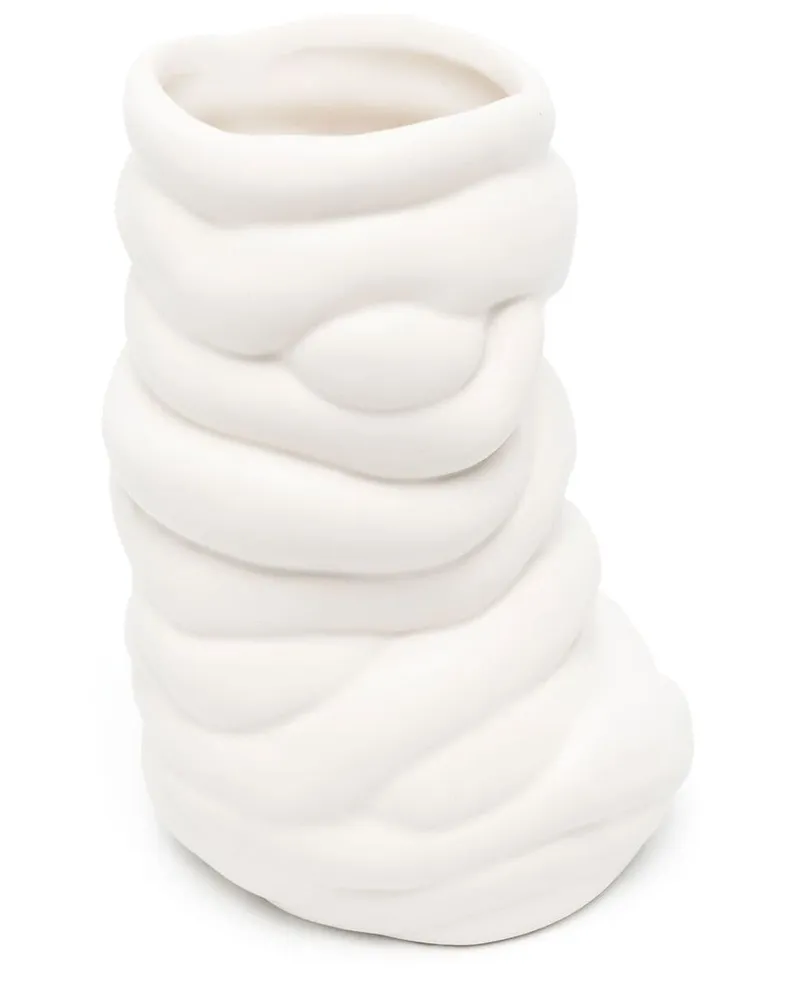 Kleine Keramikvase - Weiß