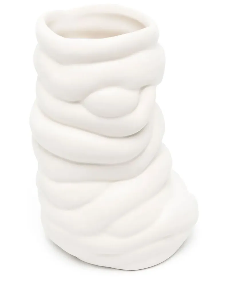 Completedworks Kleine Keramikvase - Weiß Weiß