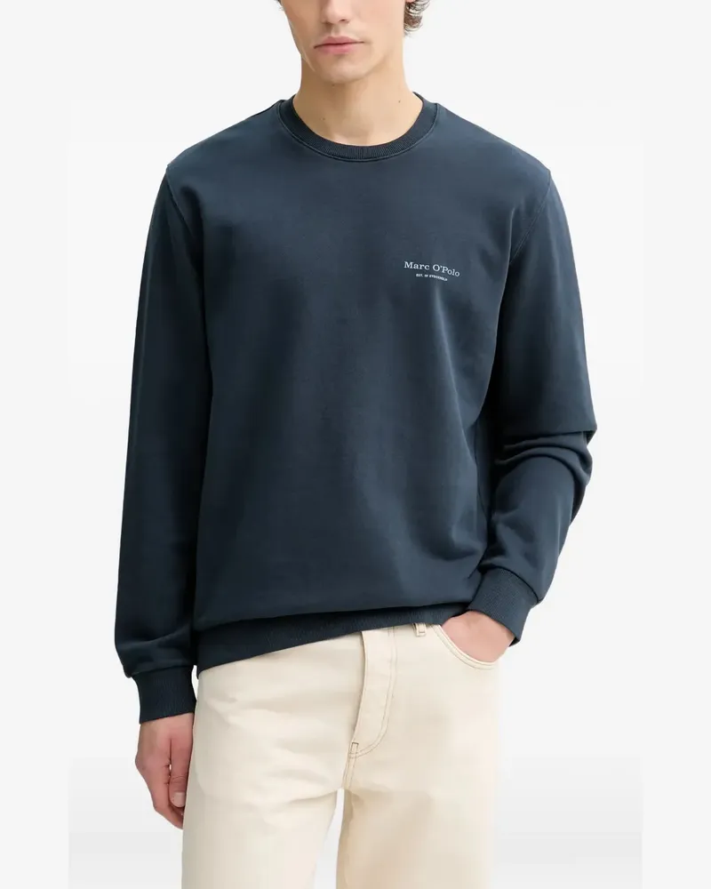 Marc O'Polo logo-print sweatshirt - Blau Blau