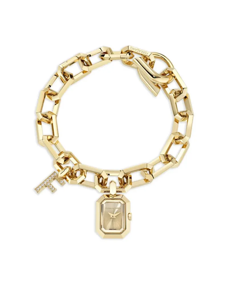 Ferragamo Charm Armbanduhr 20mm - Gold Gold
