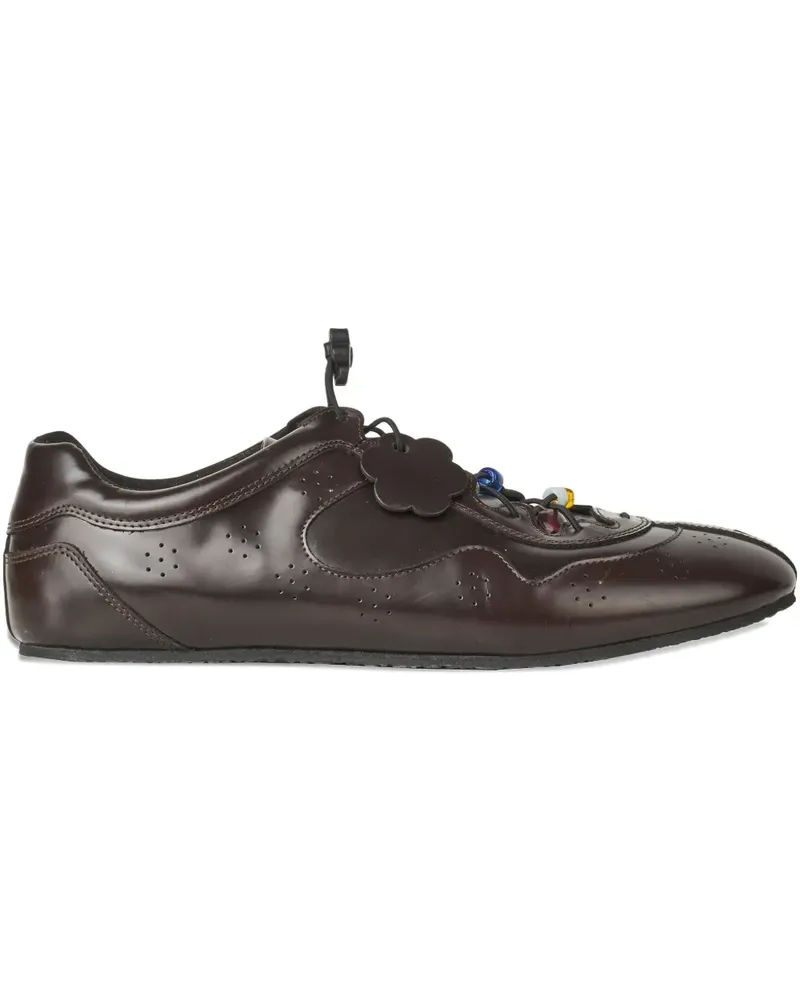 Cecilie Bahnsen Blaise Sneakers mit Perlen - Braun Braun