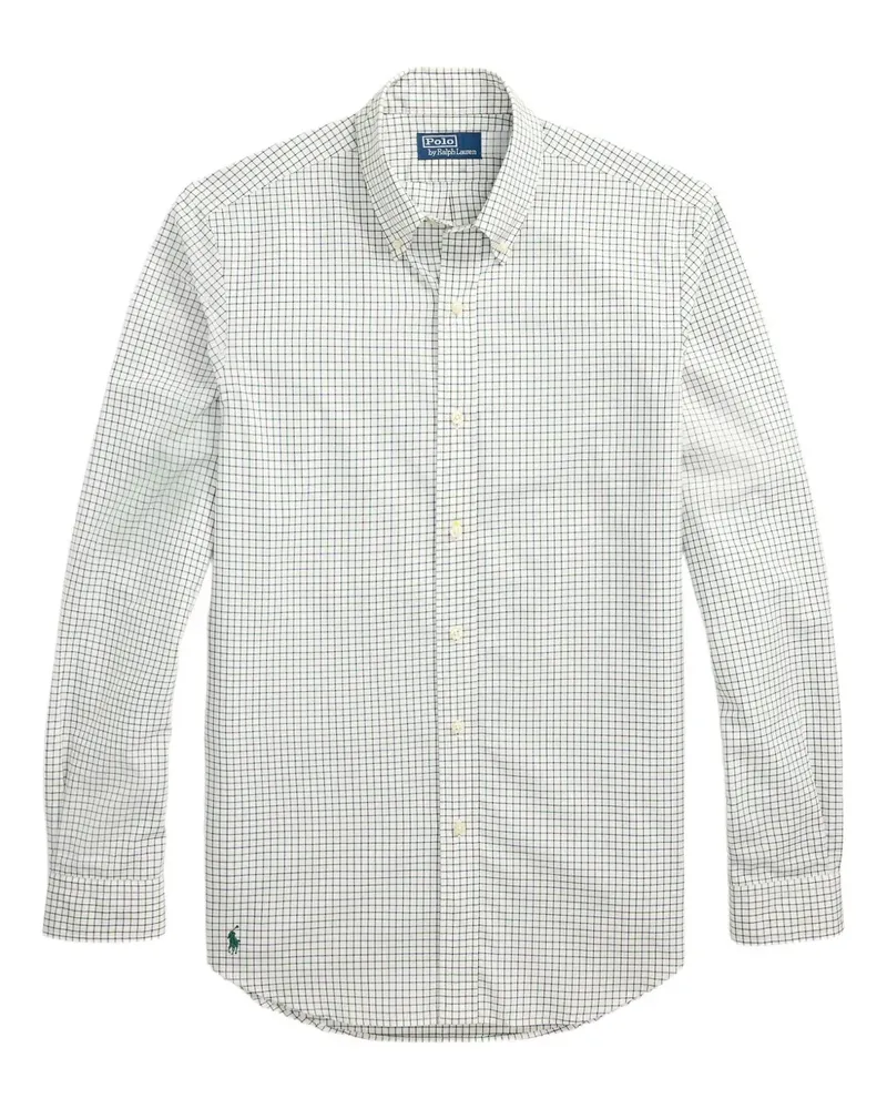 Ralph Lauren Tattersall Popeline-Hemd - Weiß Weiß