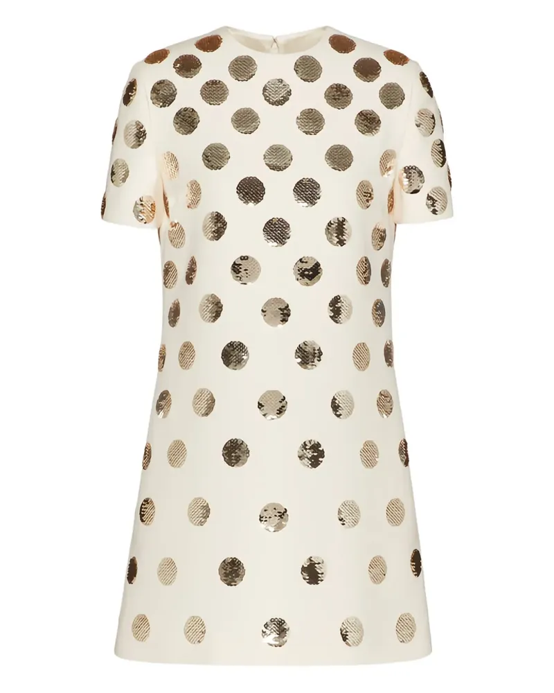 Valentino Garavani Kleid mit Pailletten - Nude Nude