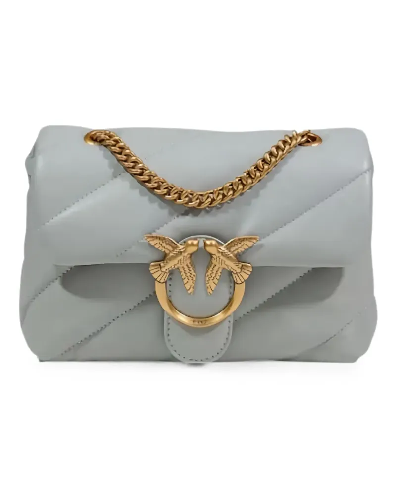 Pinko mini Love Puff quilted shoulder bag - Grau Grau