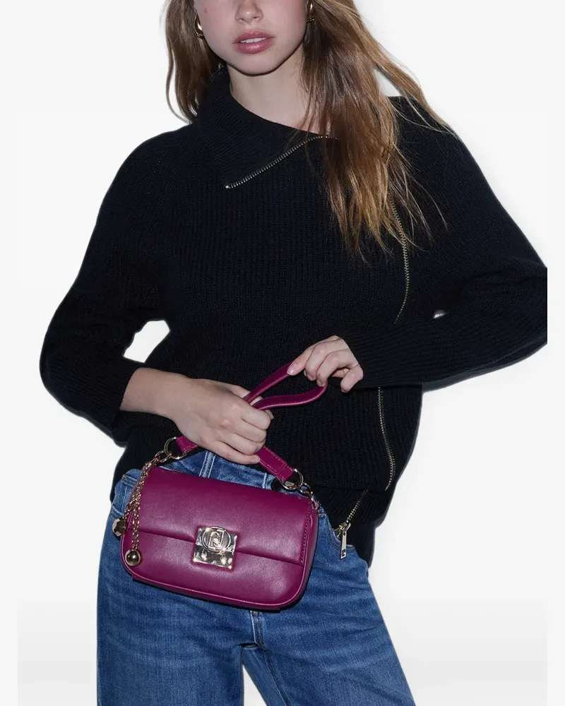 Liu Jo Kleine Schultertasche mit Anhänger - Violett Violett