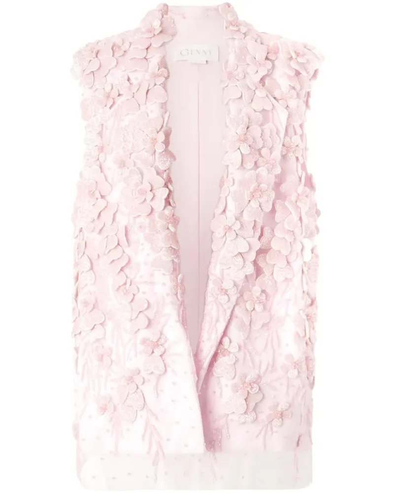 Genny Ärmelloser Blazer - Rosa Rosa