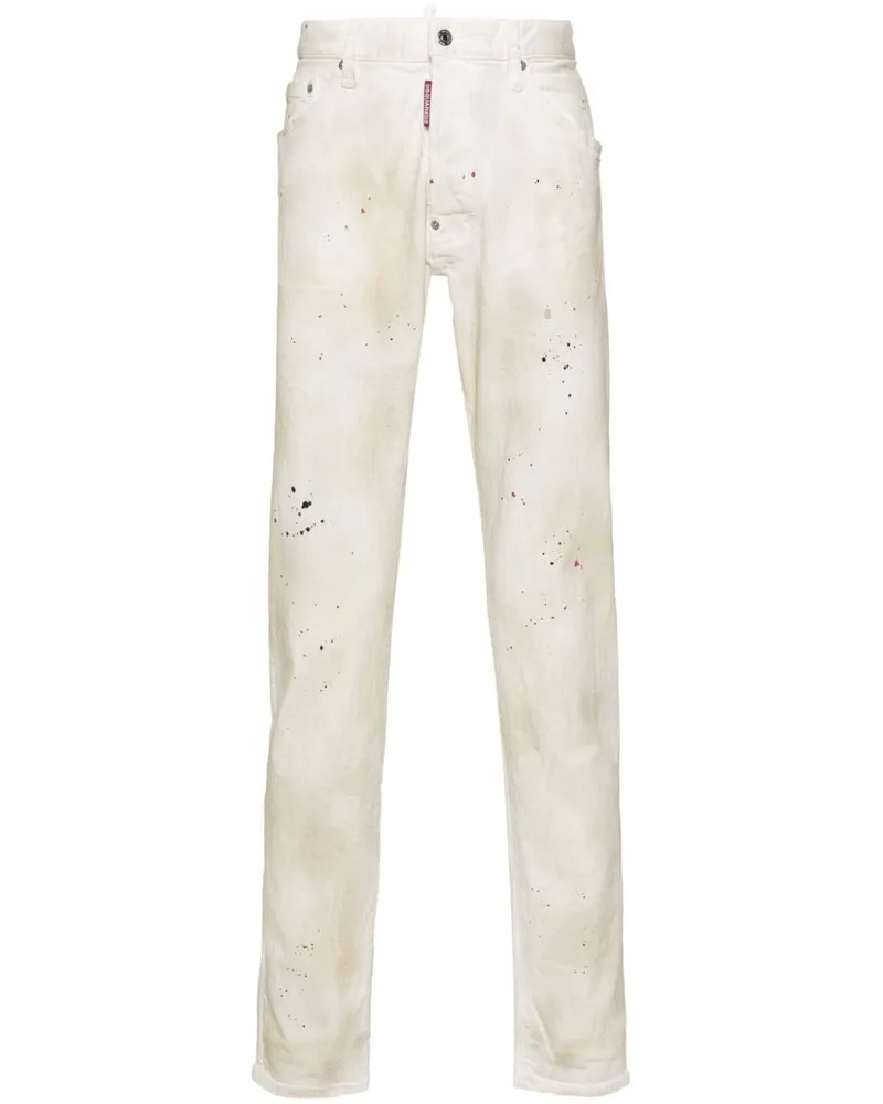 Dsquared2 Gerade 'Cool Guy' Jeans - Weiß Weiß