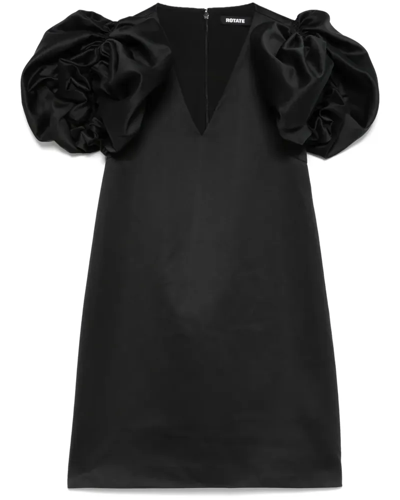 ROTATE Birger Christensen Minikleid in A-Linie - Schwarz Schwarz