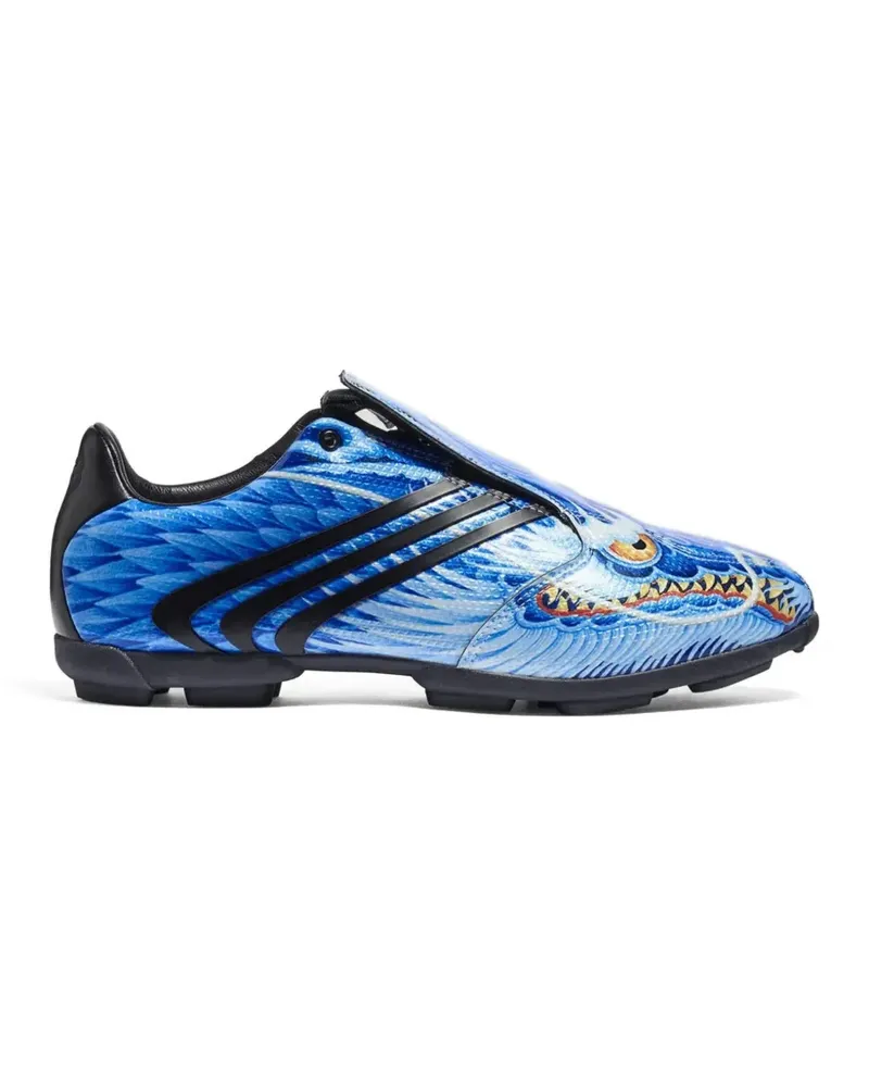 Y-3 dragon-print sneakers - Blau Blau