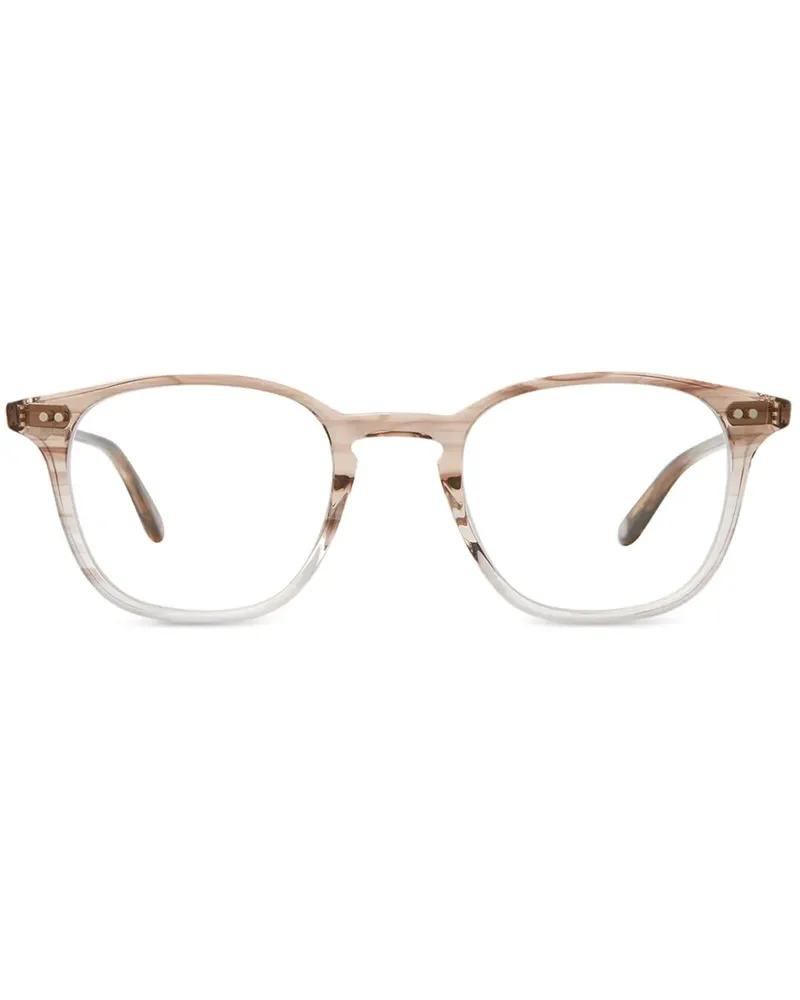 Garrett Leight Brille mit geometrischem Gestell - Braun Braun