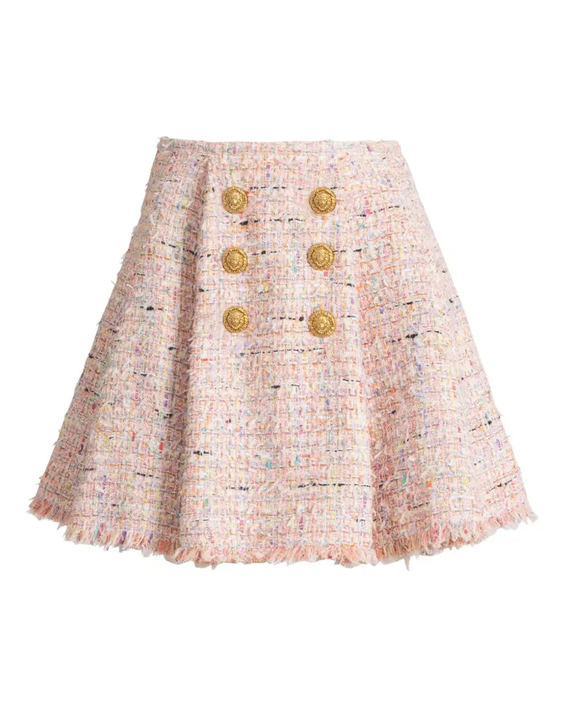 Balmain flared Tweed skirt - Rosa Rosa