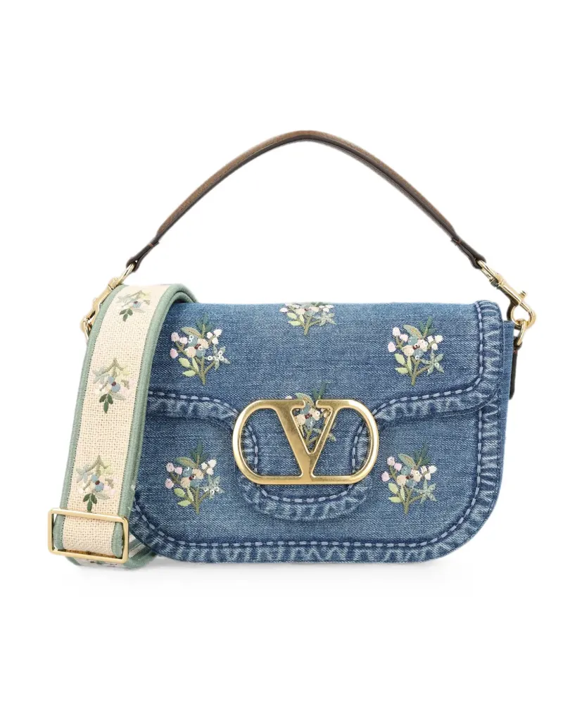 Valentino Garavani medium Alltime satchels bag - Blau Blau