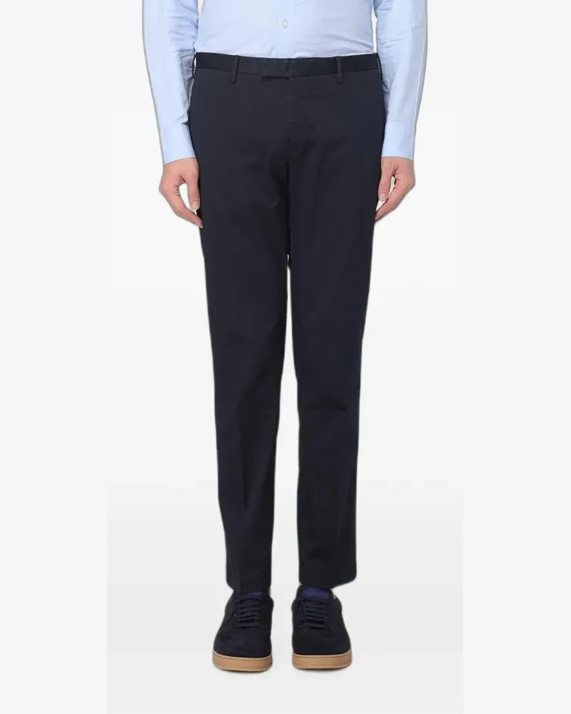 PT TORINO straight-leg cotton trousers - Blau Blau