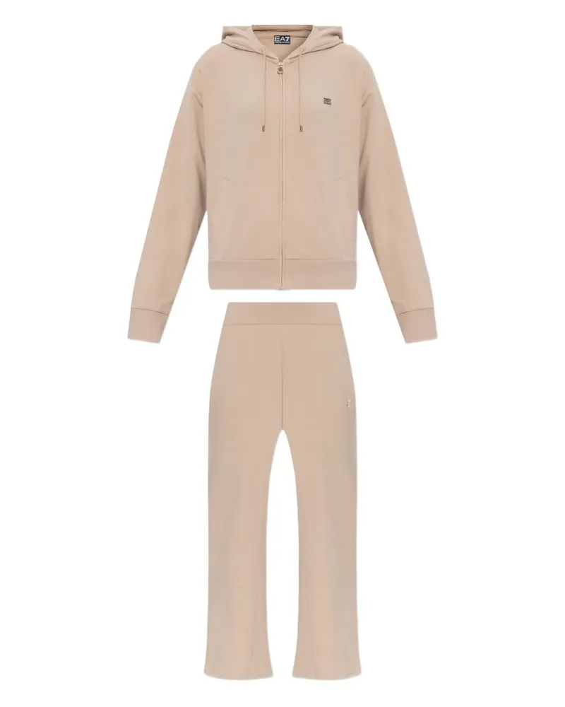 EA7 Jogginganzug mit Kapuze - Nude Nude