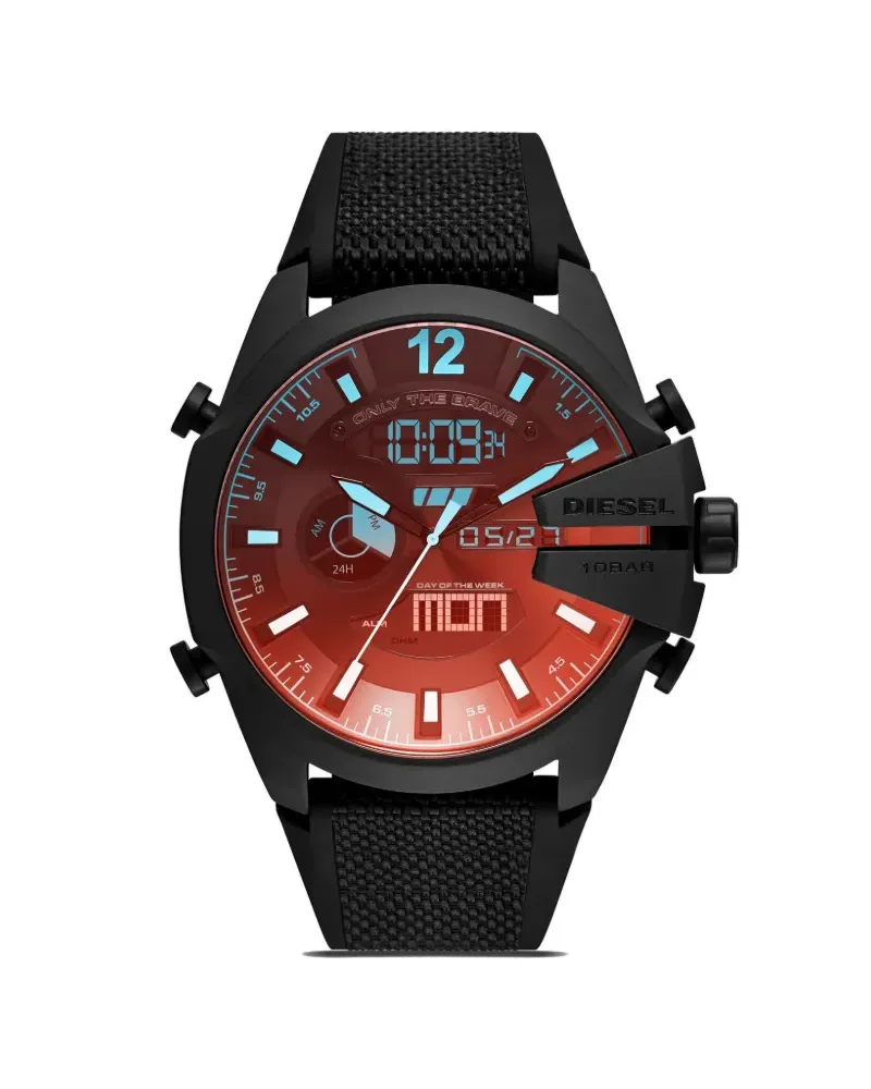 Diesel Dz4548 Mega Chief Chronograph 51mm - Rot Rot