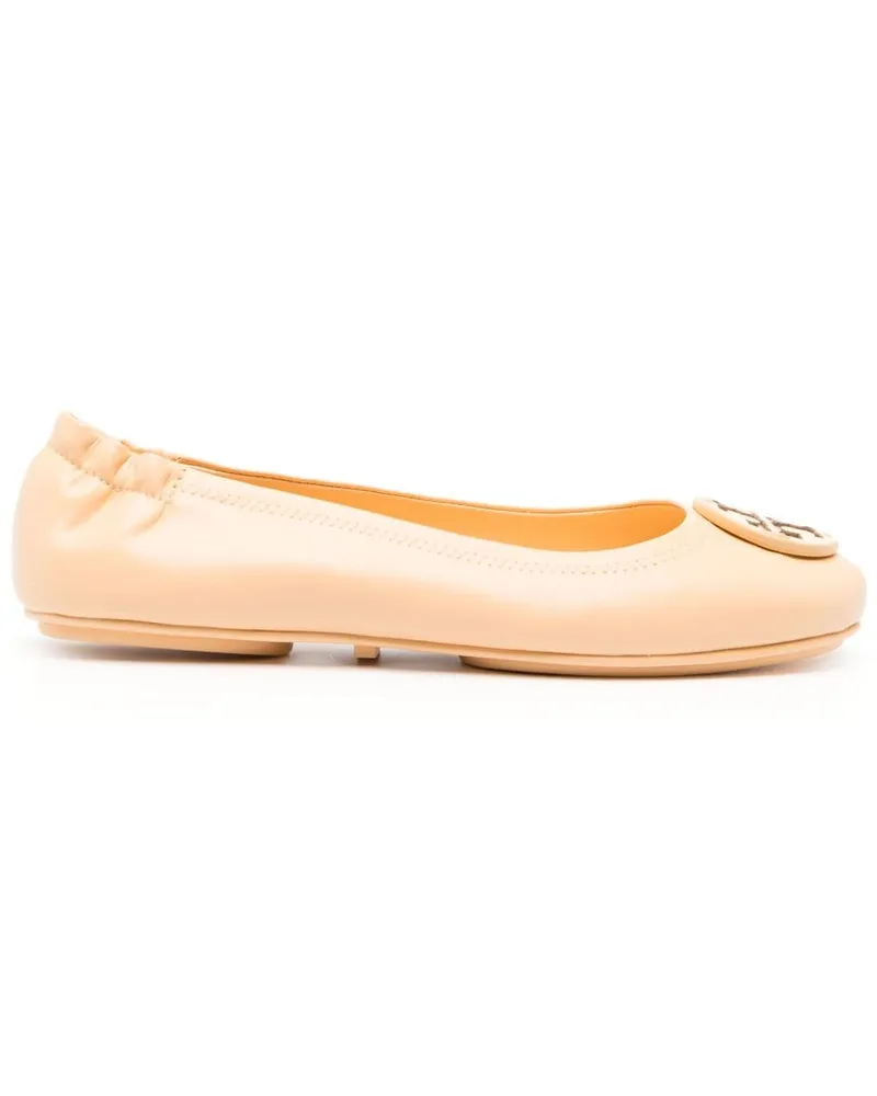 Tory Burch Ballerinas mit Logo-Schild Nude