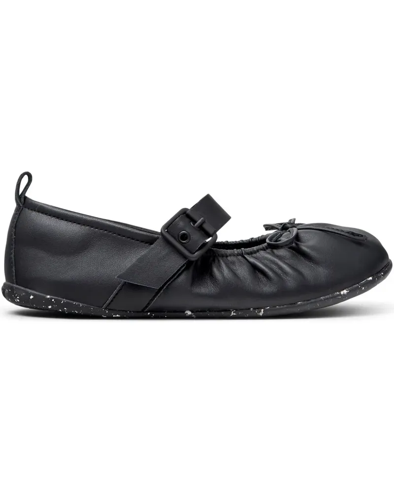 Camper Wabi Ballerinas mit Schnallenverschluss - Schwarz Schwarz