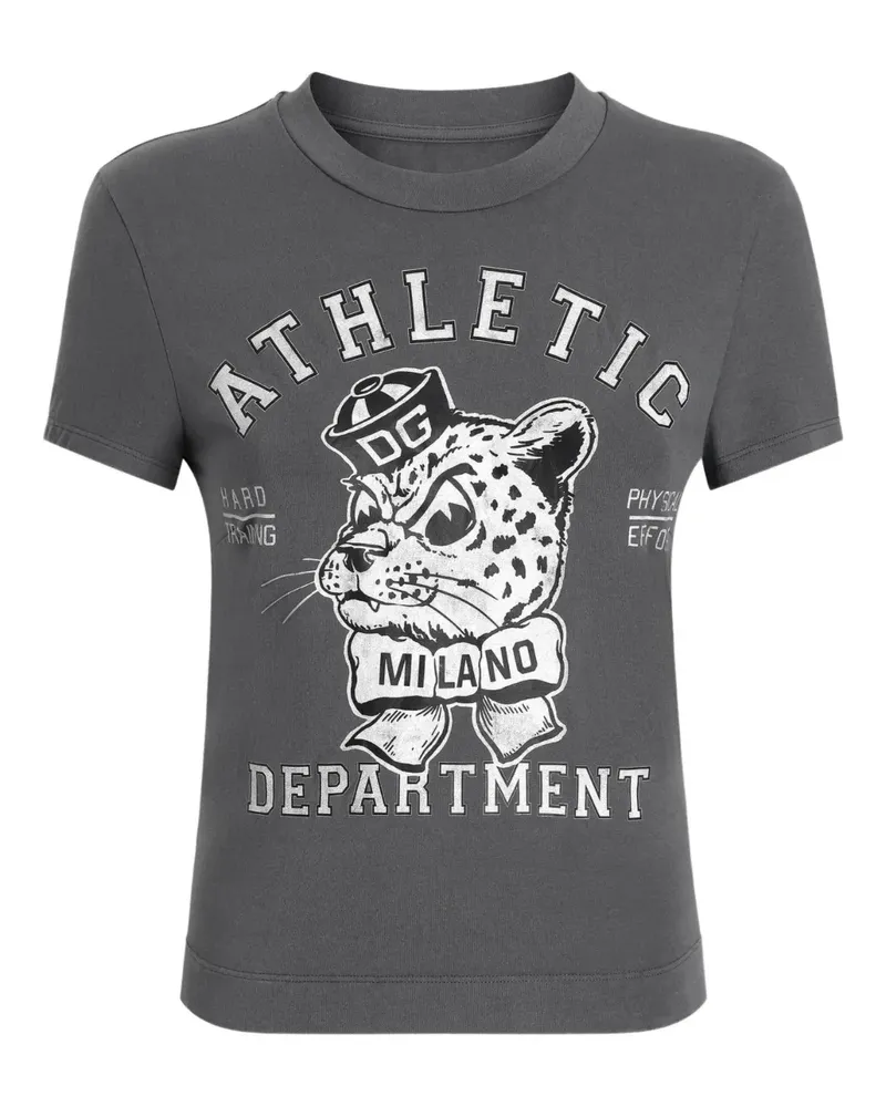 Dolce & Gabbana T-Shirt mit Print - Grau Grau