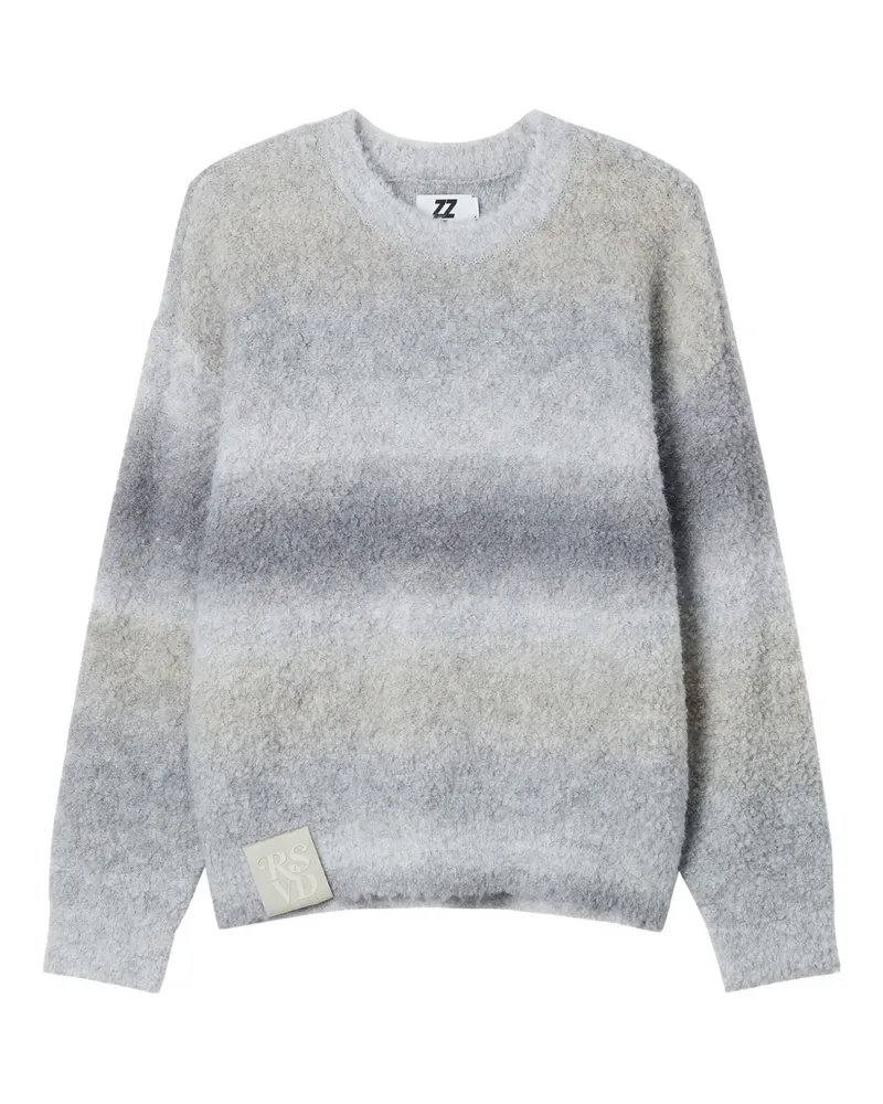 Izzue Gestreifter Pullover - Grau Grau