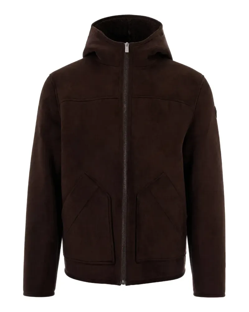 Colmar Kapuzenjacke aus Faux-Wildleder - Braun Braun