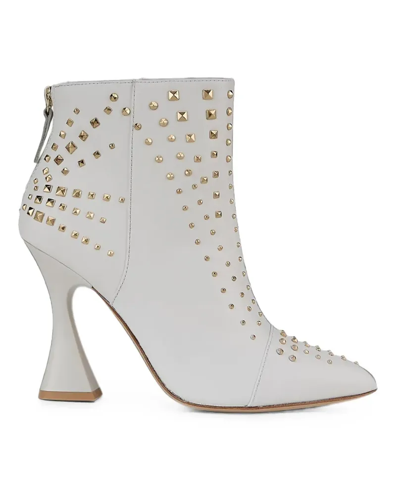 Kat Maconie Samara stud-embellished ankle boots - Weiß Weiß