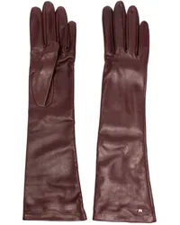 Max Mara Handschuhe aus Leder Braun