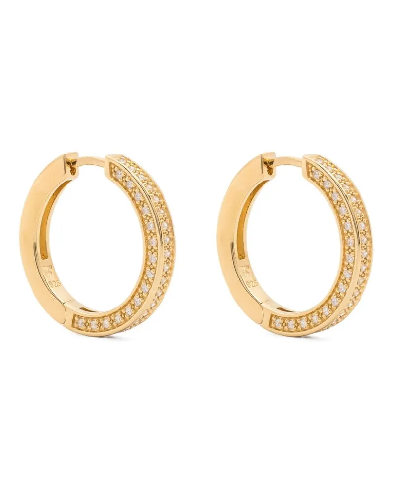 Tom Wood Nova medium hoop earrings - Gold Gold