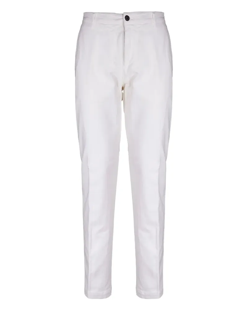 Eleventy Cordhose mit Knopfverschluss - Weiß Weiß